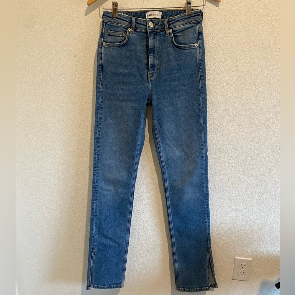 Zara denim stretch jeans